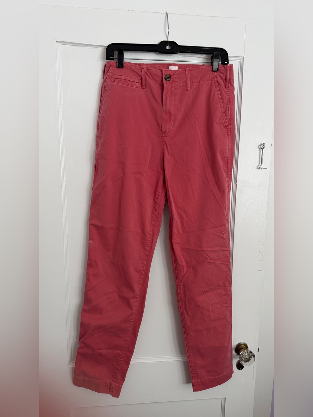 GAP women’s salmon Pink Chino straight khaki Pants tall size